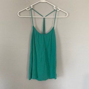 Xhilaration teal turquoise strappy tank Small